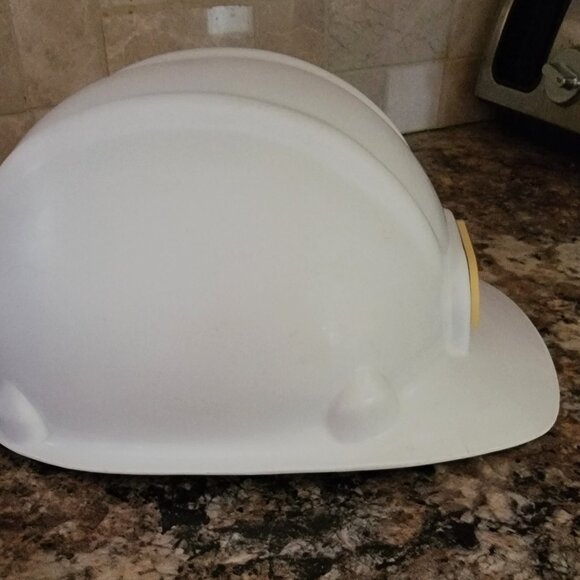 Vintage Little Tikes White Construction Hard Hat -1990s - Picture 2 of 3